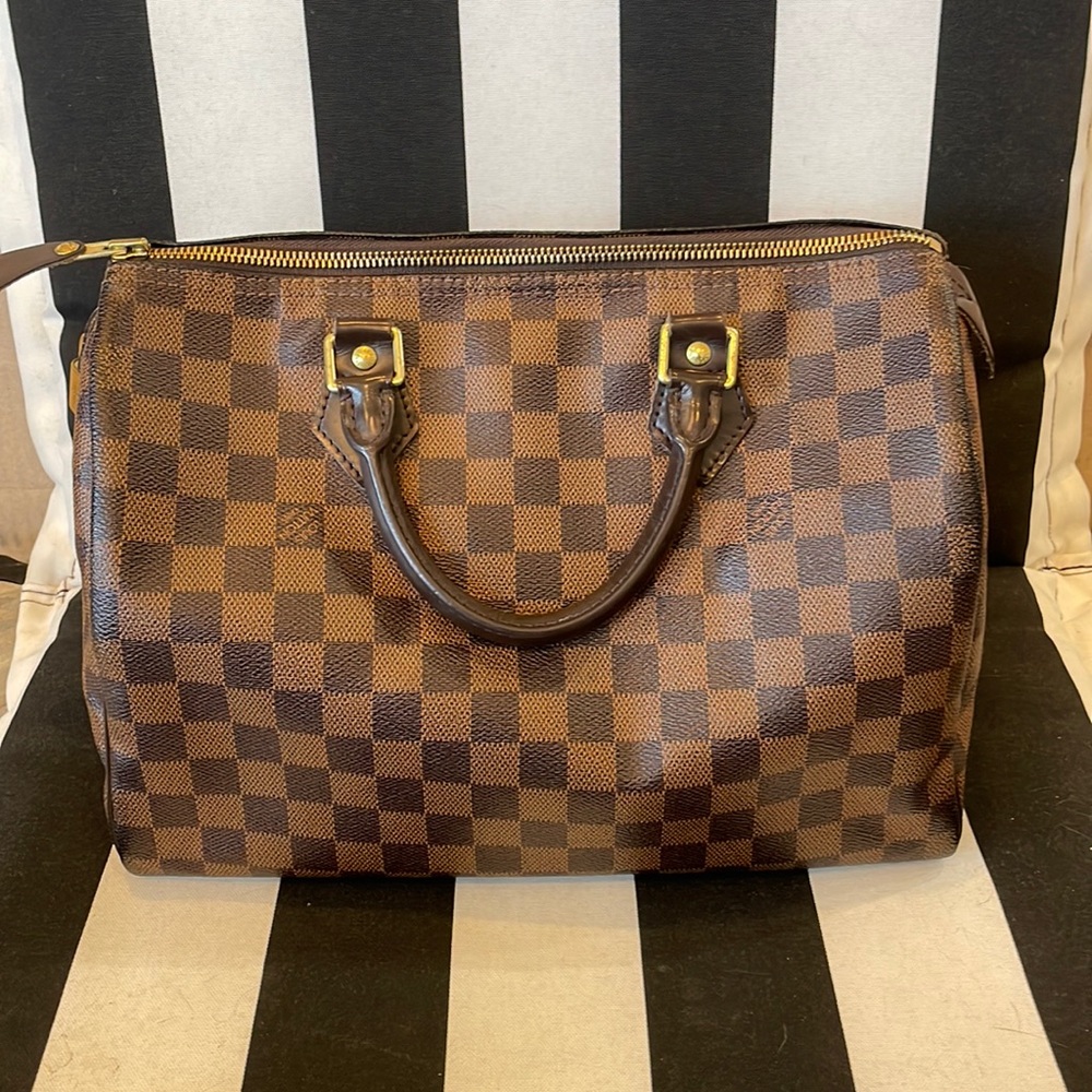 LOUIS VUITTON SPEEDY 30 in DAMIER EBENE